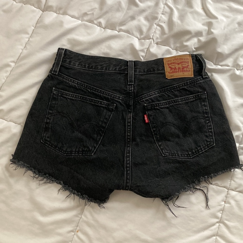 Levi’s 501 black shorts